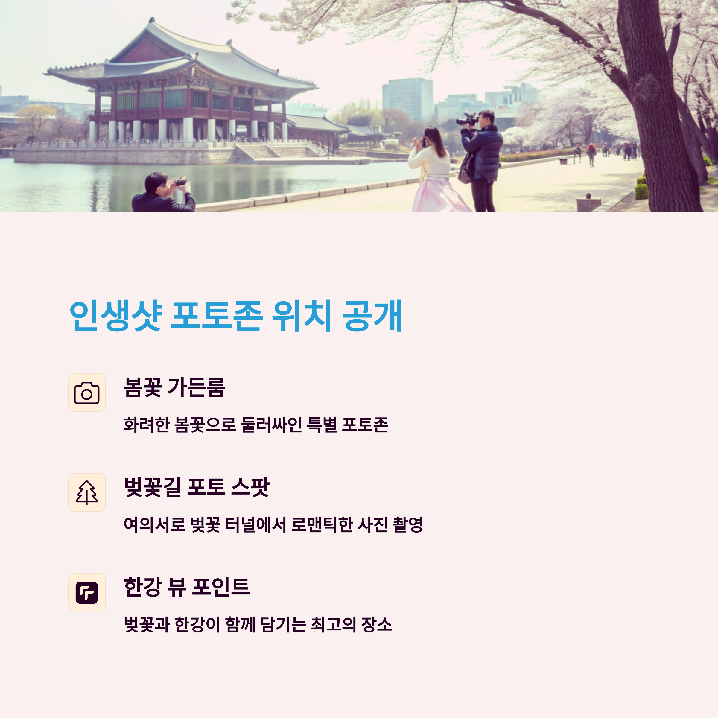 여의도 벚꽃축제 4월 1일 시작! 포토존 위치와 데이트 코스 공개 관련 이미지