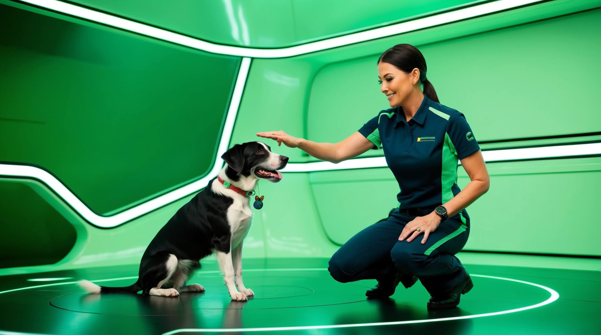 step by step dog sit training sequence