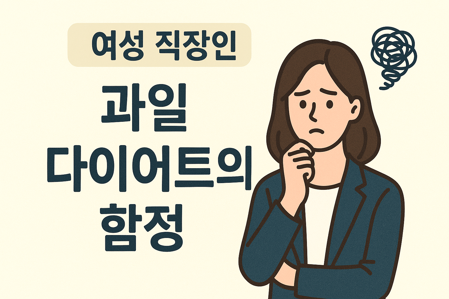 여성 직장인 과일 다이어트 함정