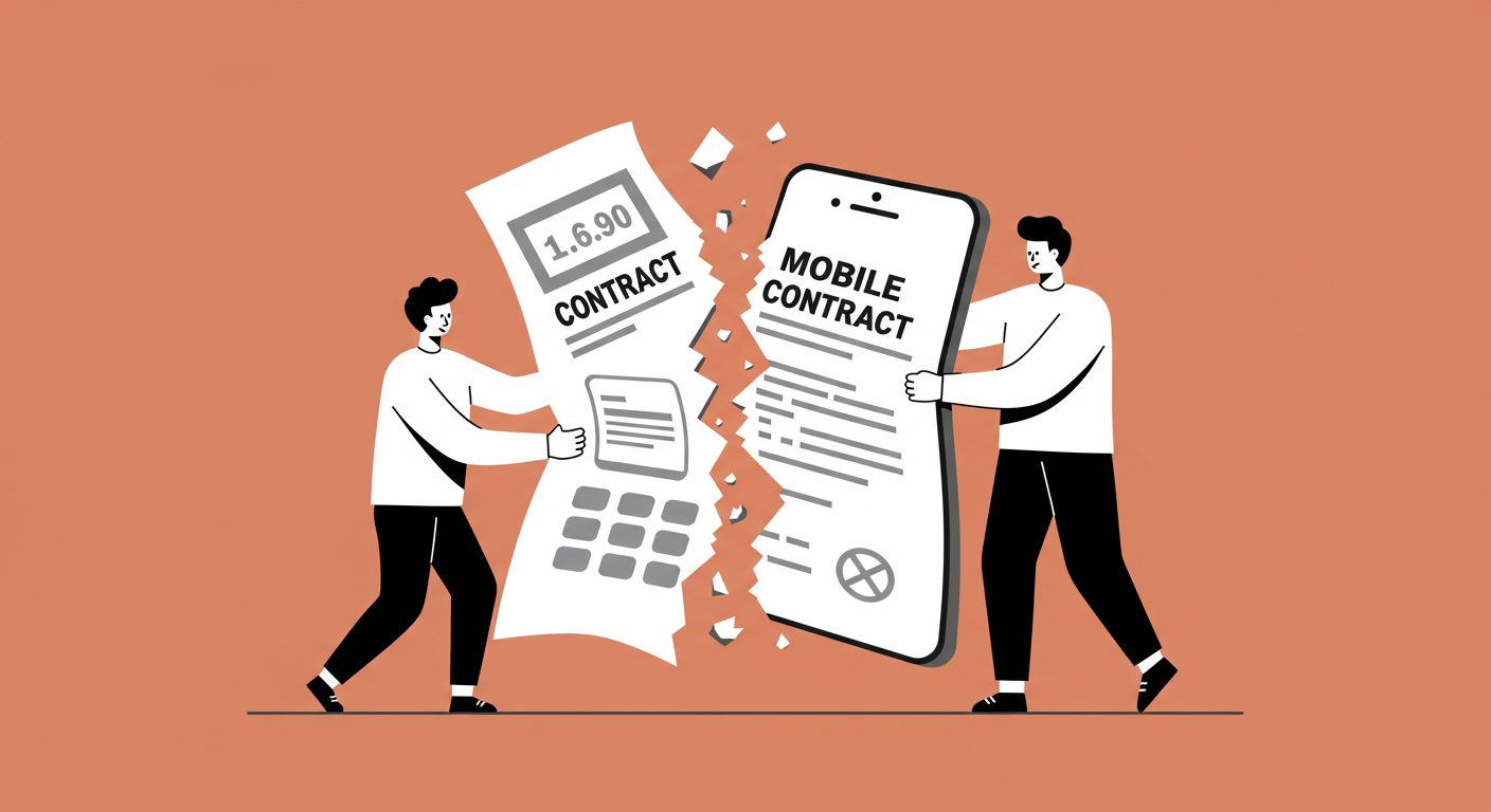 자급제폰과 알뜰폰 조합을 나타내는 스마트폰과 유심