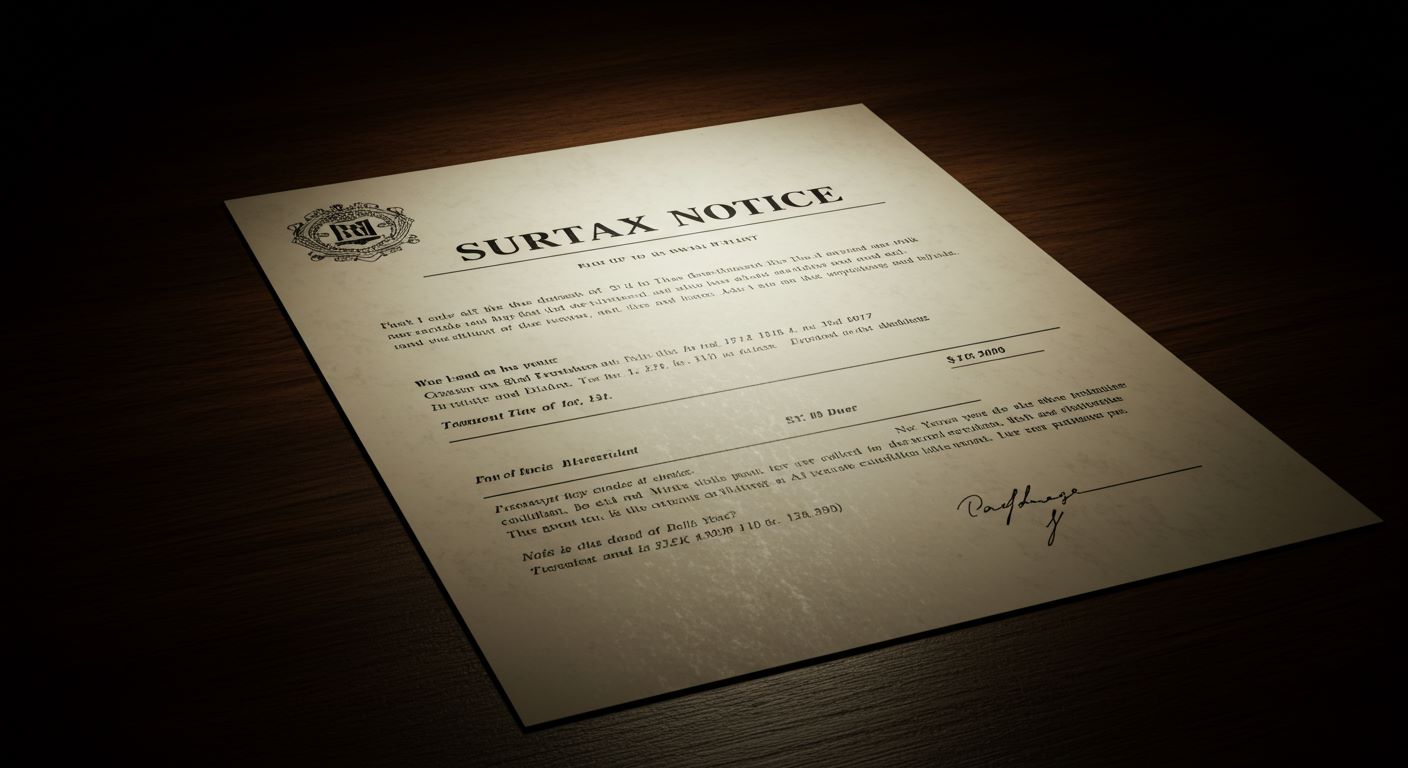 가산세 고지서 사진