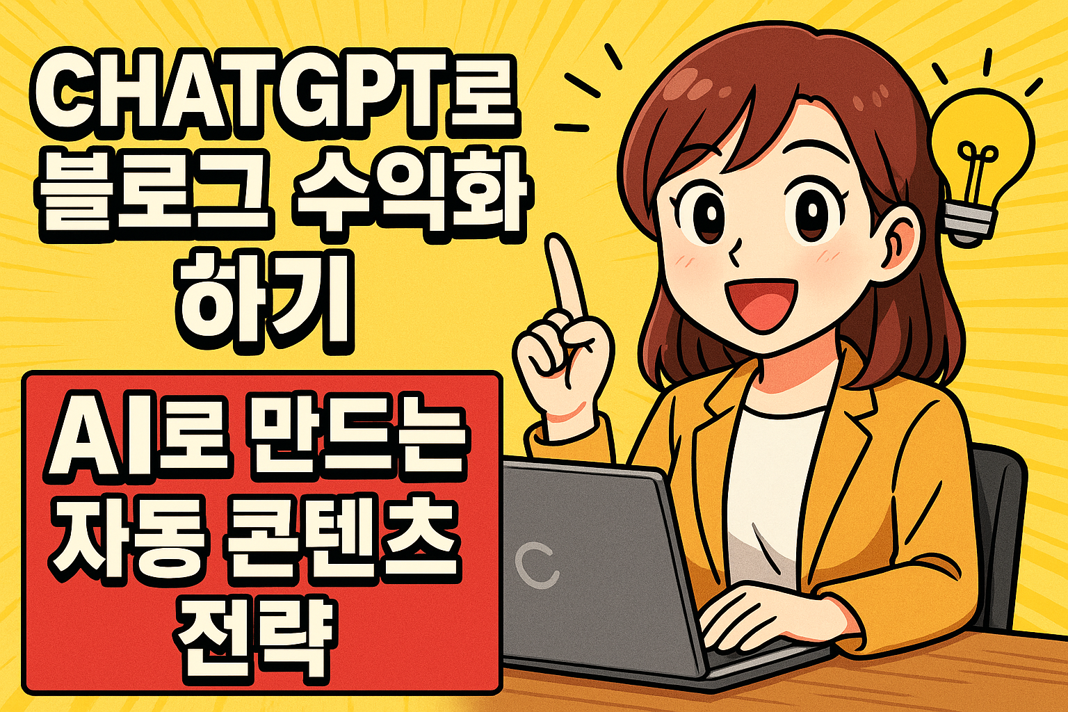 ChatGPT로 블로그 수익화하기 💡 AI로 만드는 자동 콘텐츠 전략 관련사진