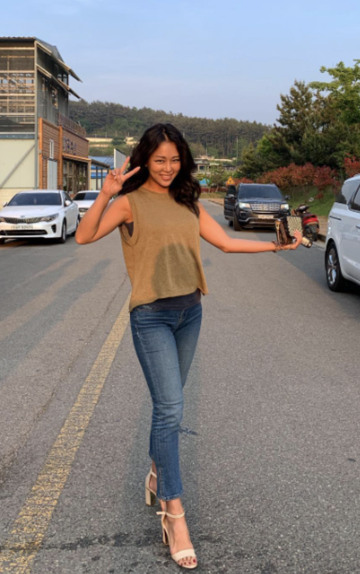 박혜신 청바지 몸매