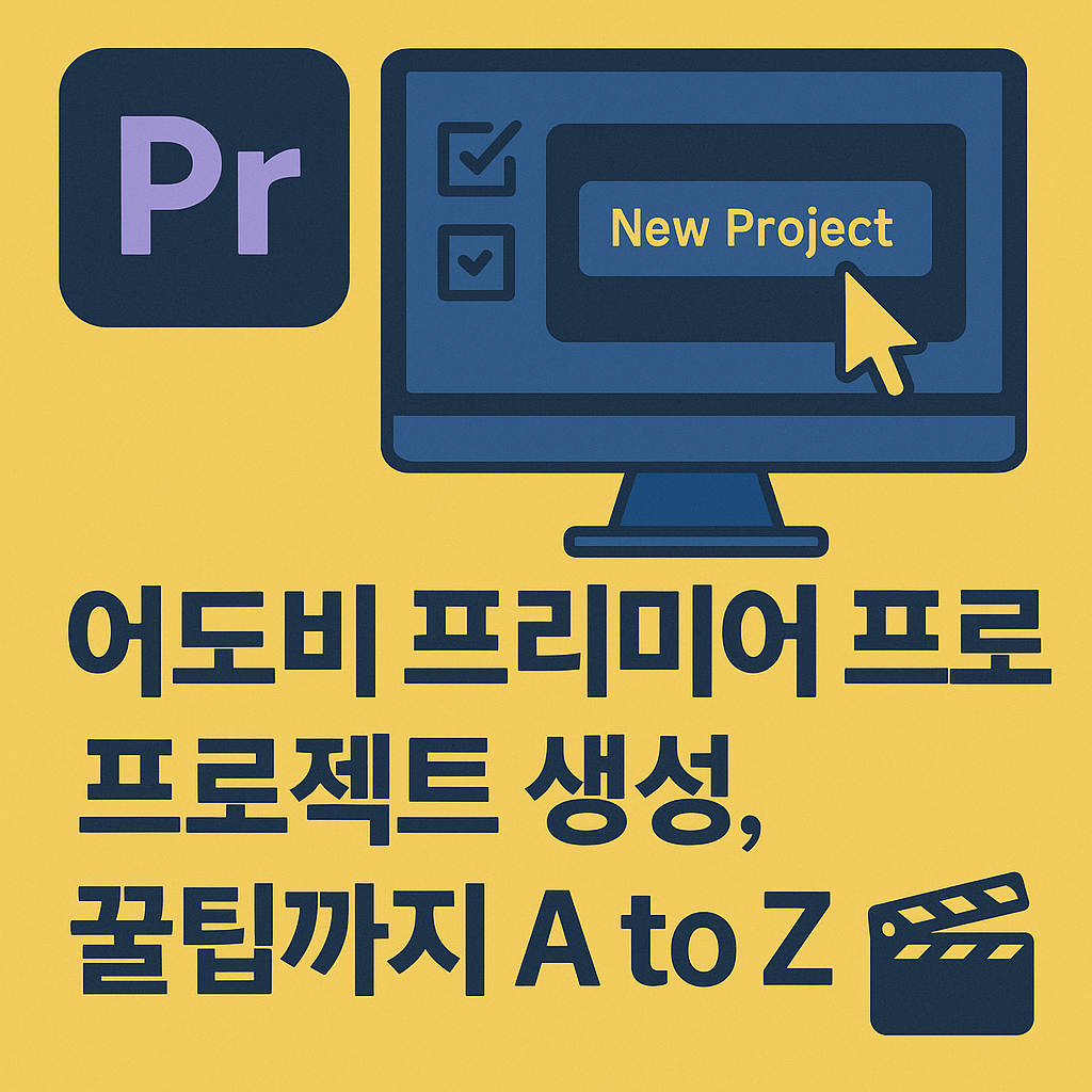 어도비 프리미어 프로 프로젝트 생성, 꿀팁까지 A to Z! 🎬
