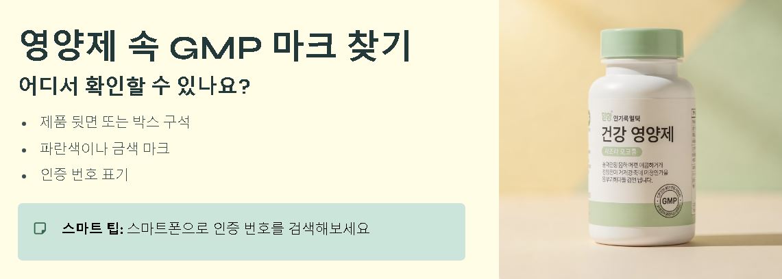 gmp 란 뜻 개념 정리