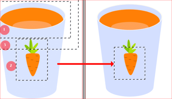 선택 영역 빼기: alt + 드래그