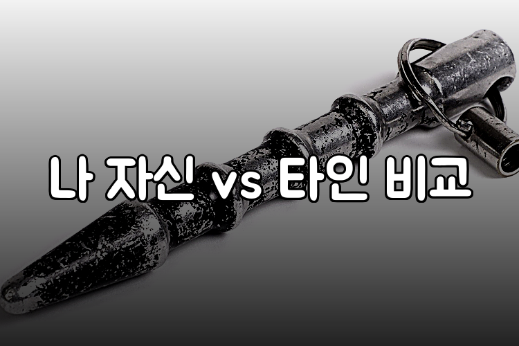 나 자신 vs 타인 비교