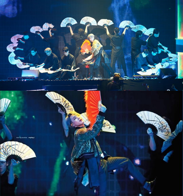 BTS 지민의 부채춤 공연