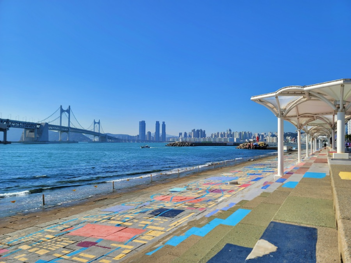 민락수변공원과 광안대교