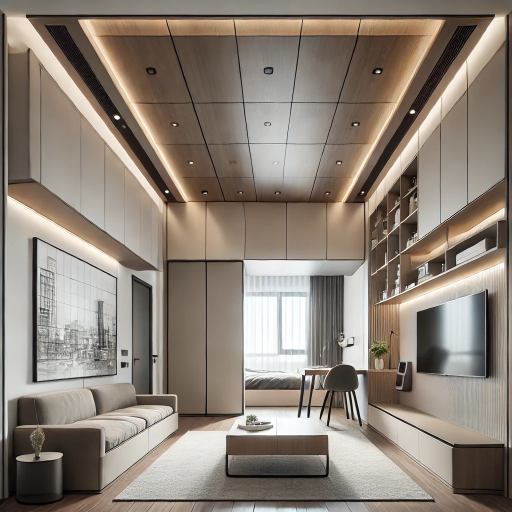 아파트 천장 수납 인테리어