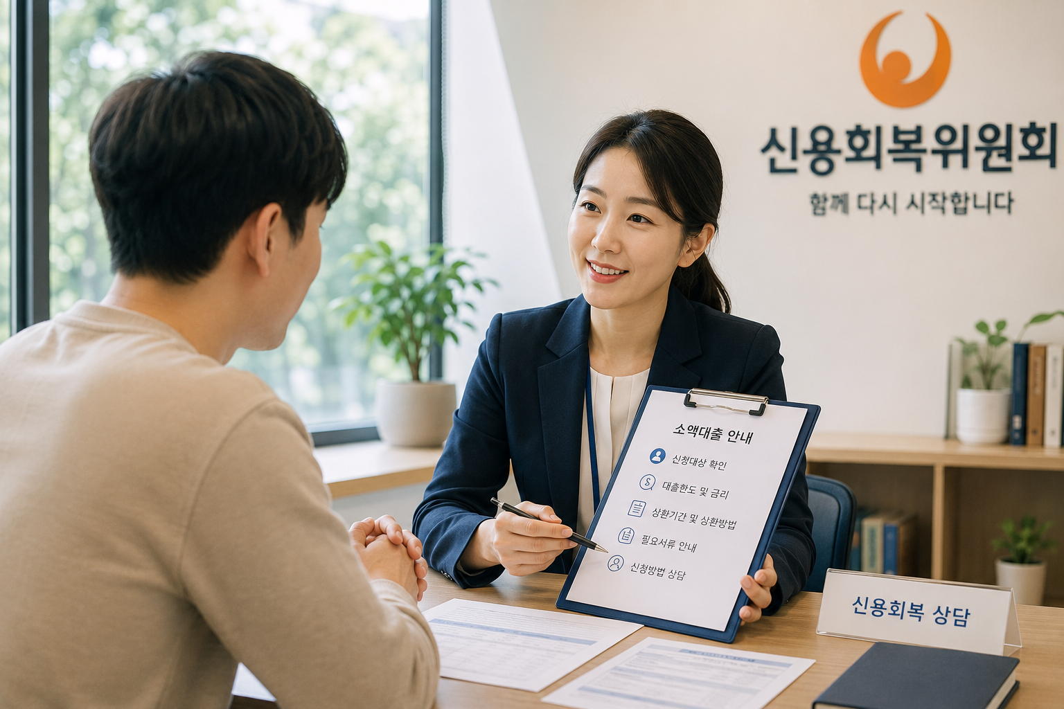 2026 신용회복위원회
소액대출 신청 조건