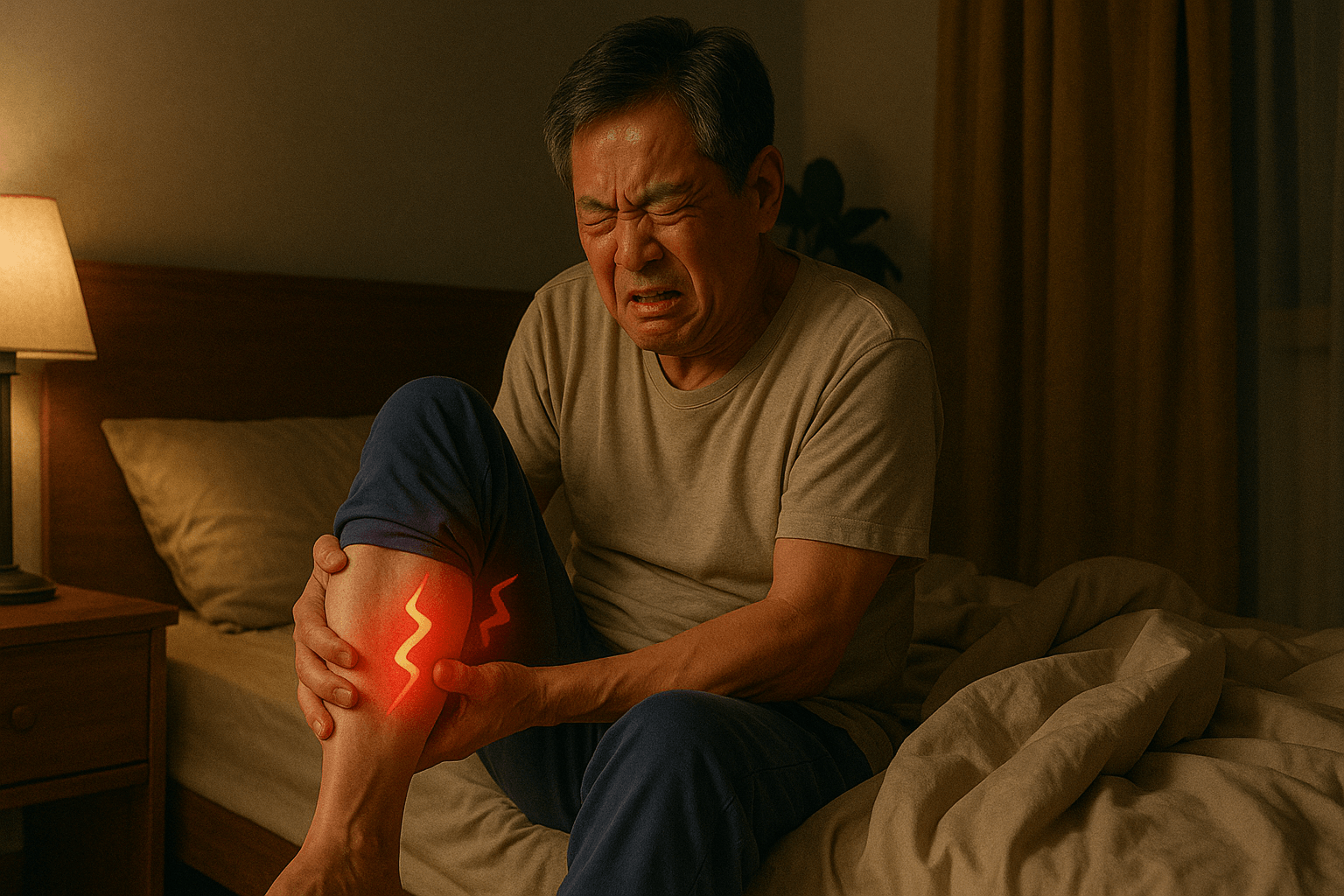 자다가 다리에 쥐가 나는 이유? 원인부터 해결법까지!