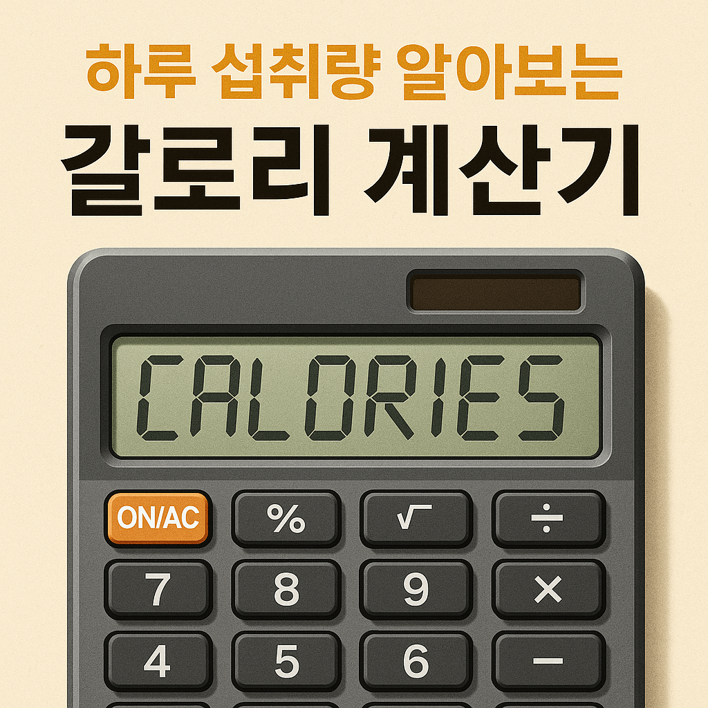 음식 칼로리 계산기