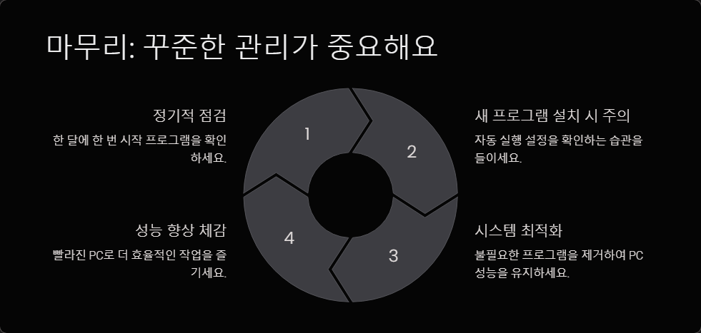 윈도우11에서 프로그램이 자동 실행될 때 해결하는 법