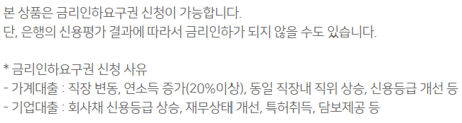금융인 대출