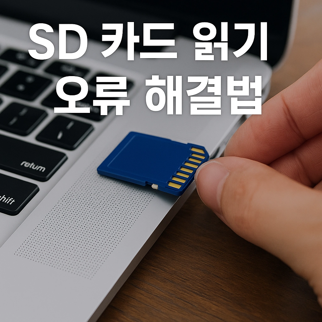 SD 카드 읽기 오류 해결법