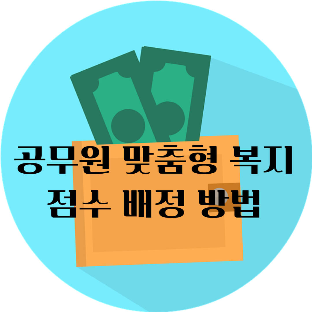 공무원 맞춤형 복지 점수 배정 썸네일