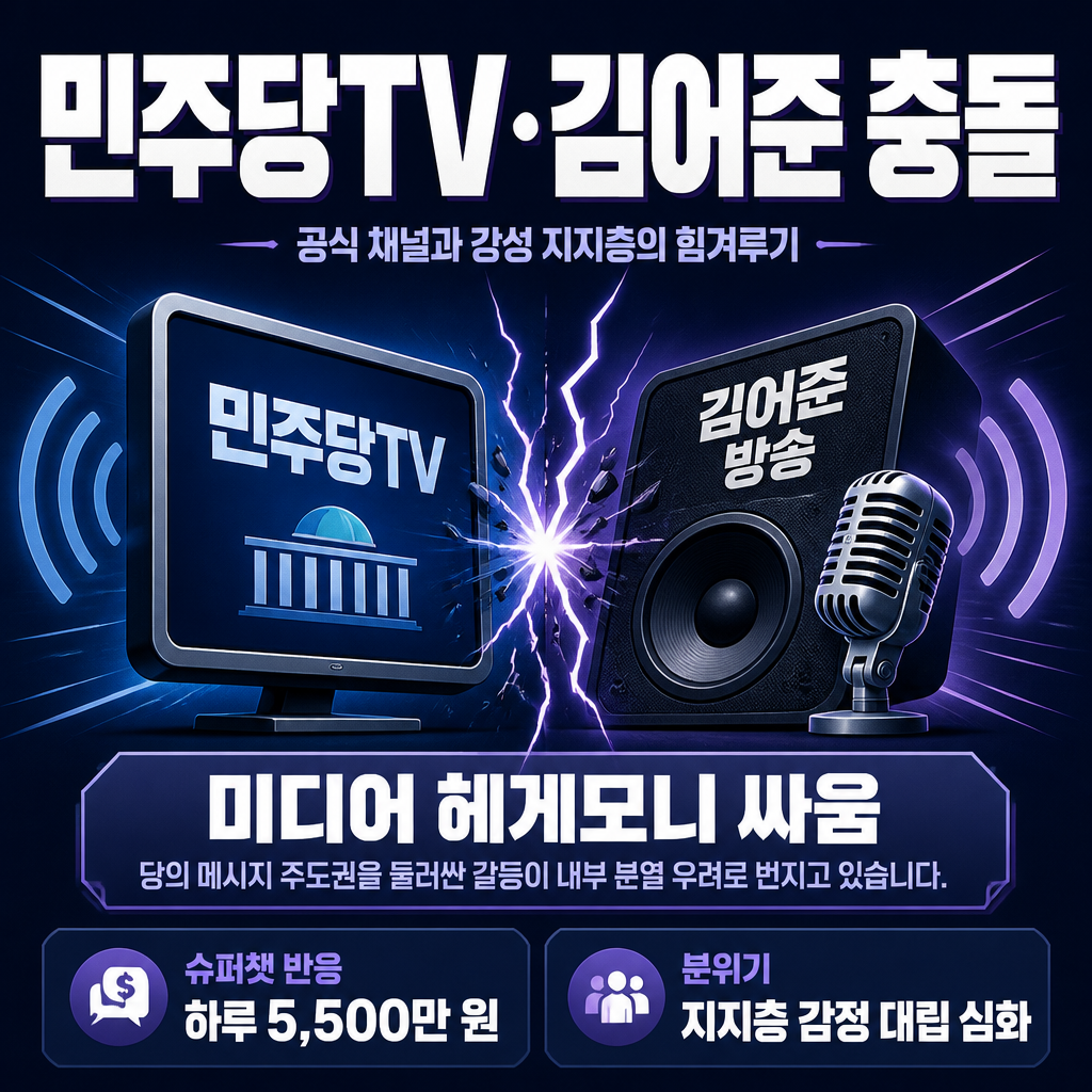 민주당TV&middot;김어준 충돌