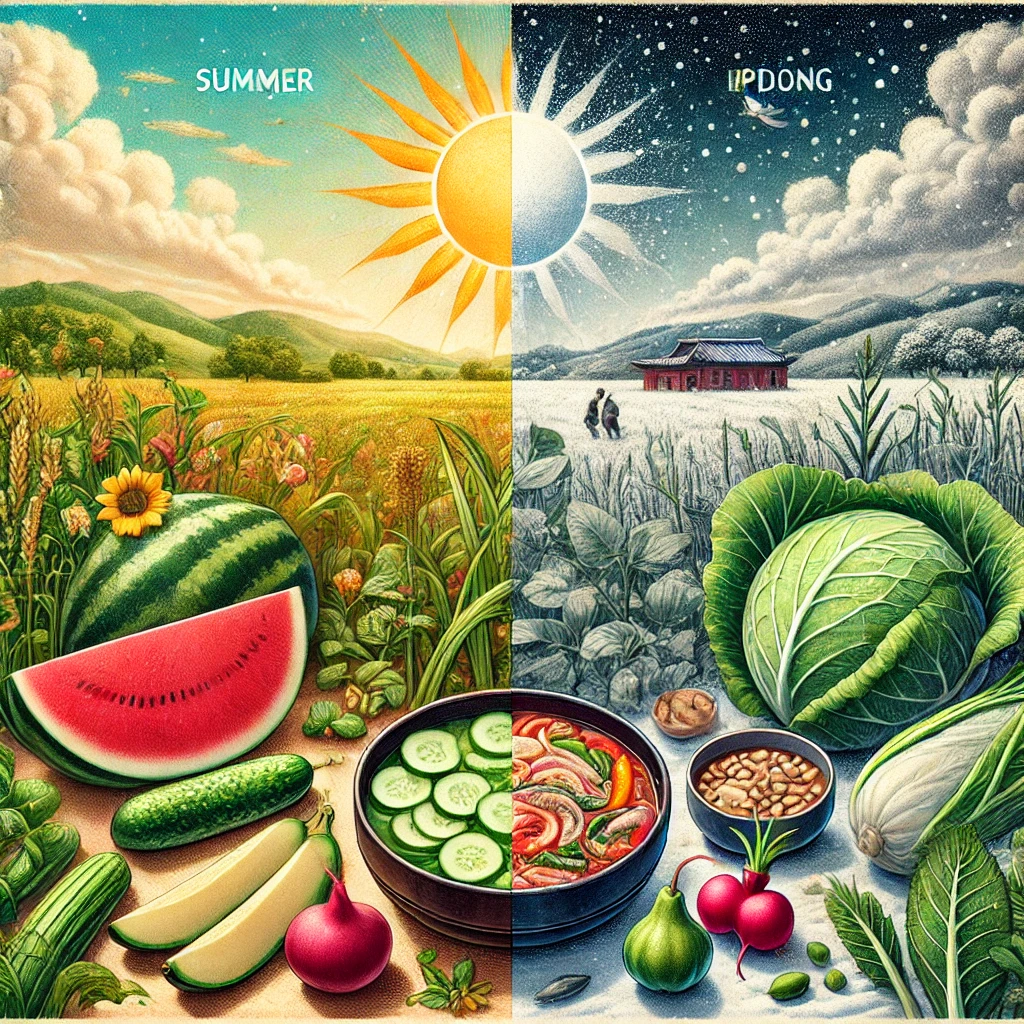 입하와 입동에 먹어야 할 제철 음식과 영양학적 효과