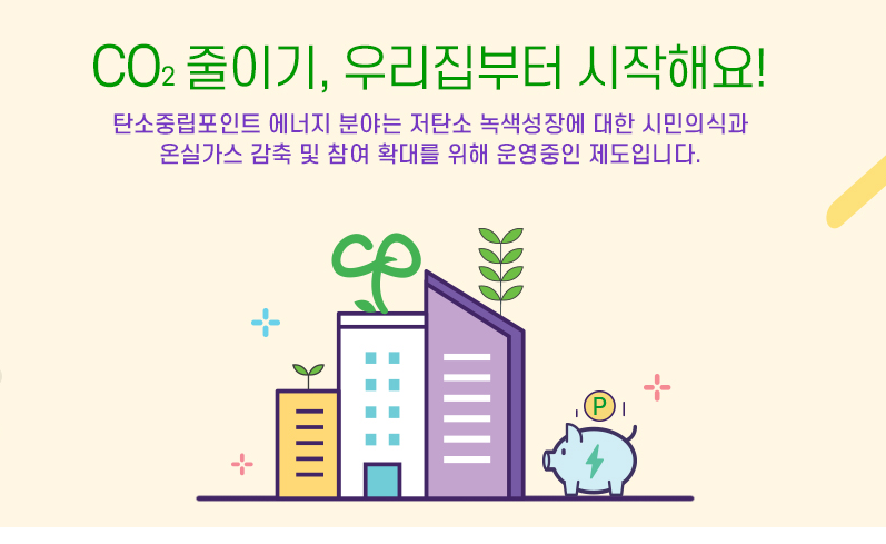 탄소중립포인트 에너지 홍보내용