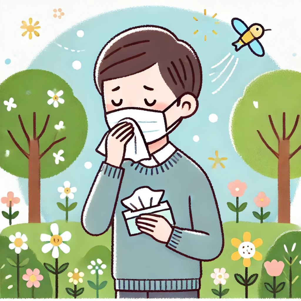 마스크를끼고-휴지로-코를푸는-남자