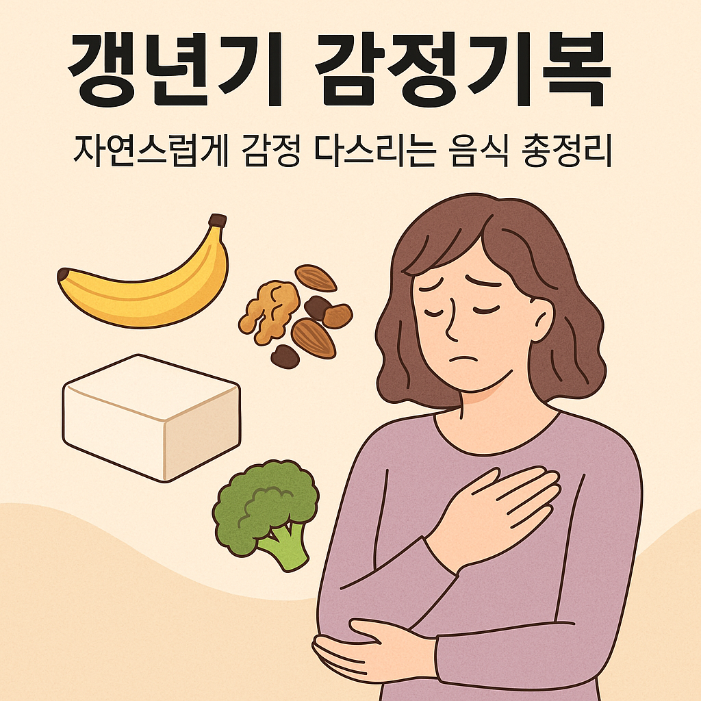 갱년기 감정기복, 자연스럽게 감정 다스리는 음식 총정리 관련 사진