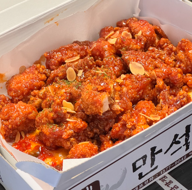 속초 중앙시장 닭강정