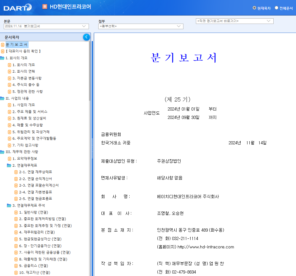 HD현대인프라코어 주가 재건 관려주