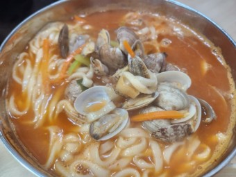 바지락칼국수