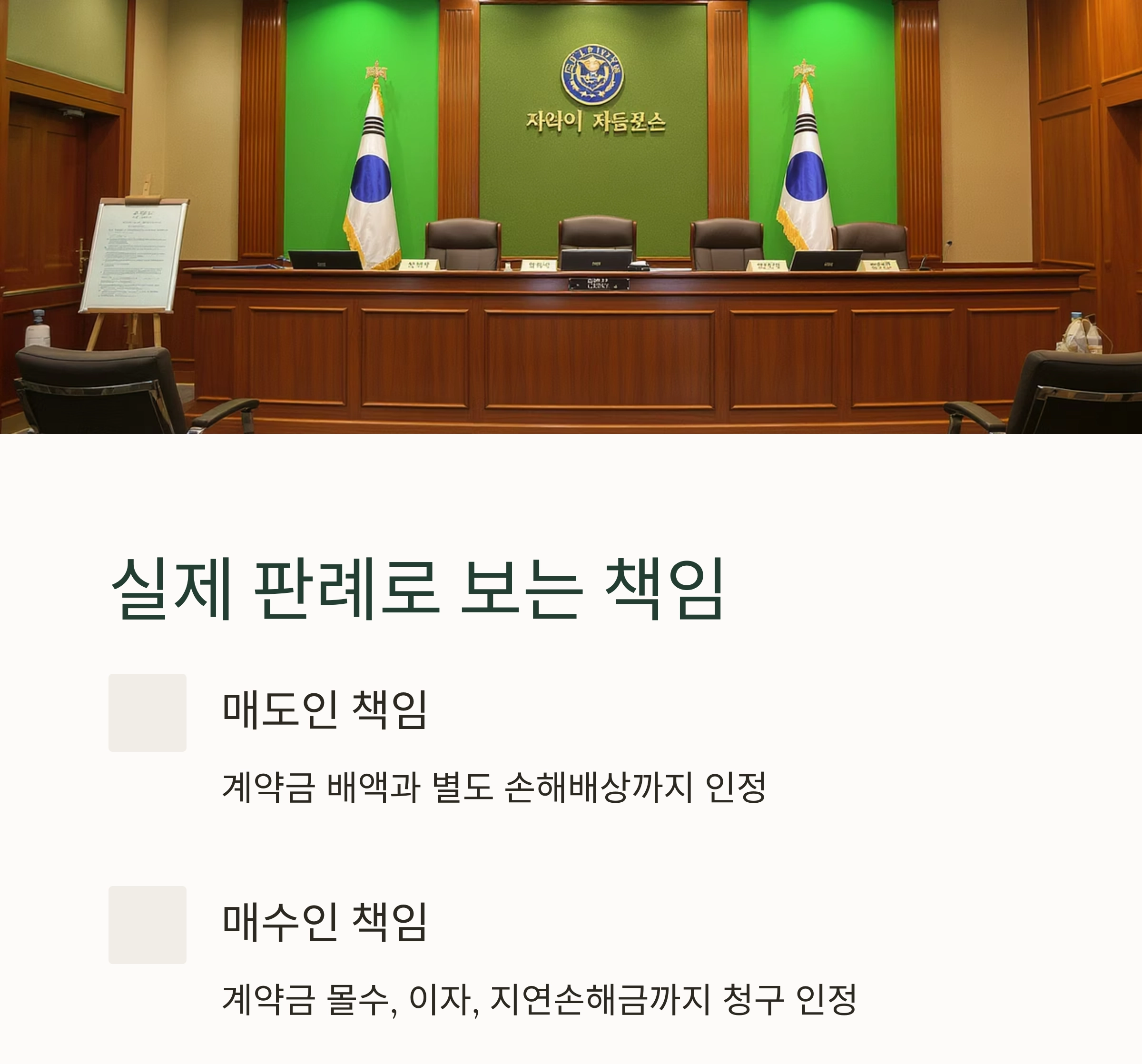 부동산 계약 파기하면 어떻게 될까? 법적 책임 총정리