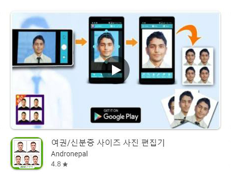여권 사진 규격 맞추기