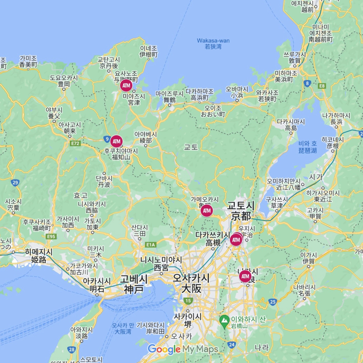 교토부(교토시 제외) 이온ATM