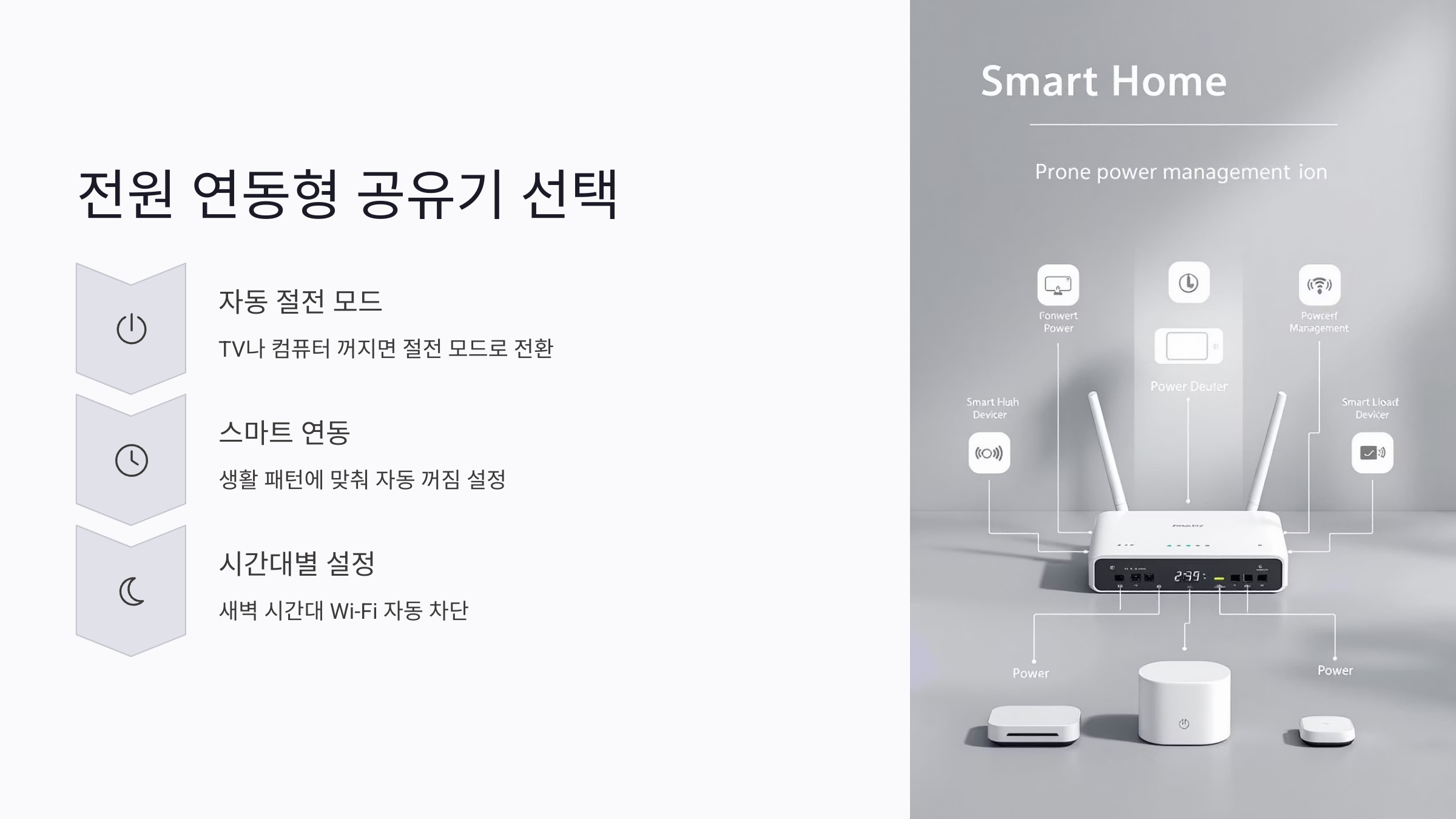 전원 연동형 공유기 선택 팁