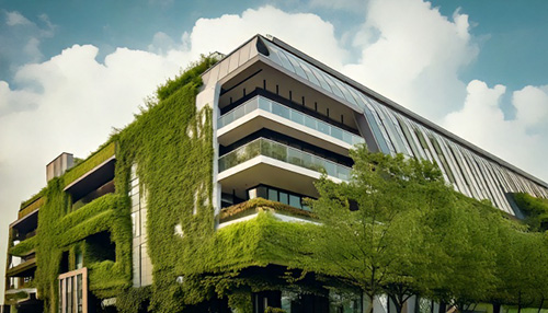 제로 에너지 빌딩 이미지