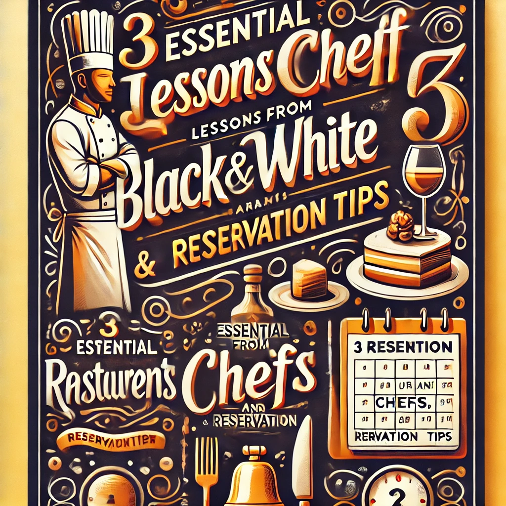 셰프들의 숨겨진 이야기, 흑백요리사들의 열정과 철학