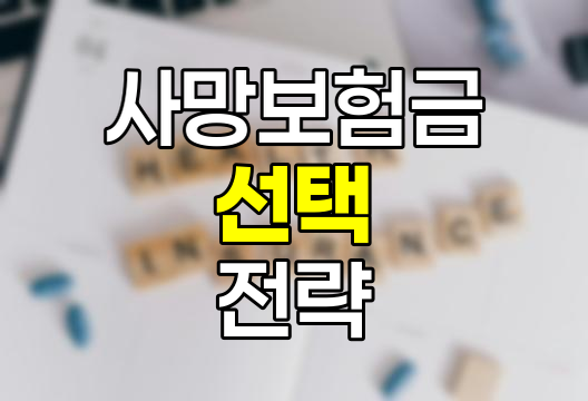 사망보험금 선택 전략, 종신보험과 정기보험 비교분석