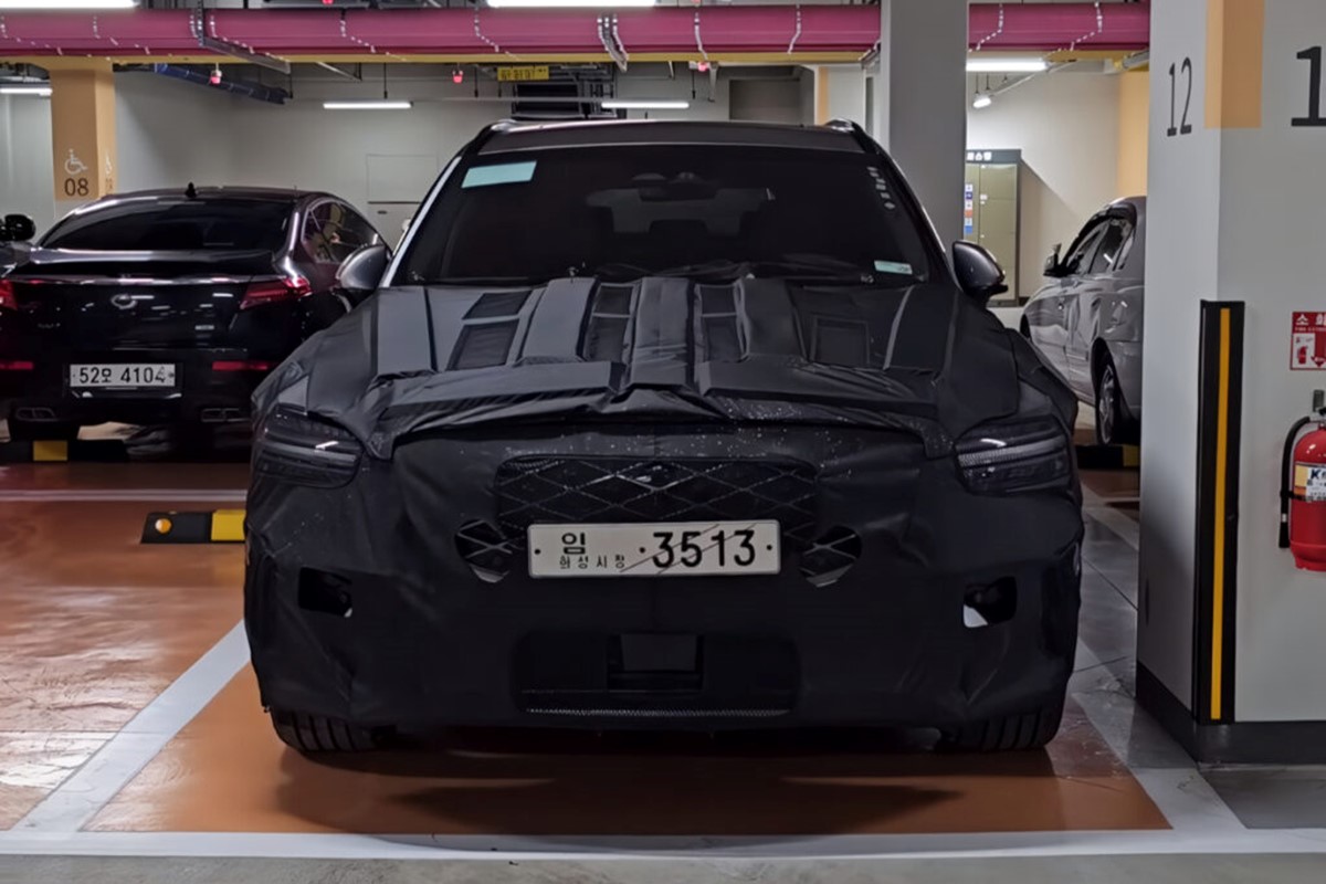 제네시스 GV70 페이스리프트 테스트카 스파이샷