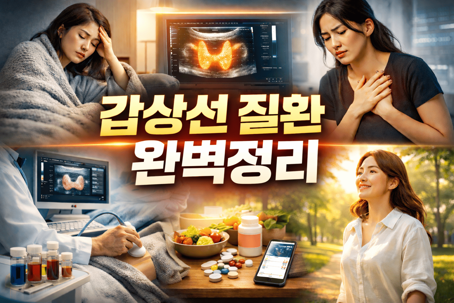 갑상선 질환 완벽정리 (증상, 검사, 치료방법)