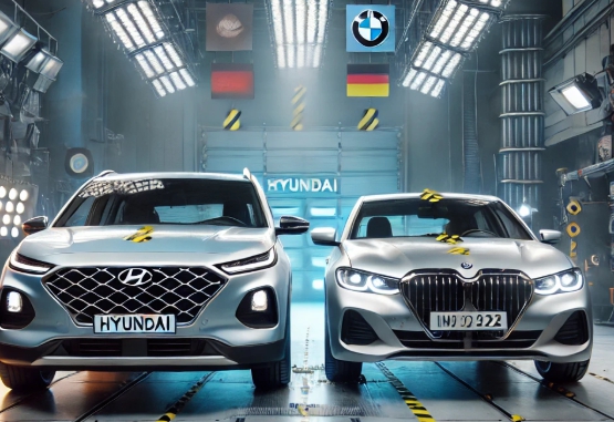 아시아 자동차 vs 유럽 자동차이미지
