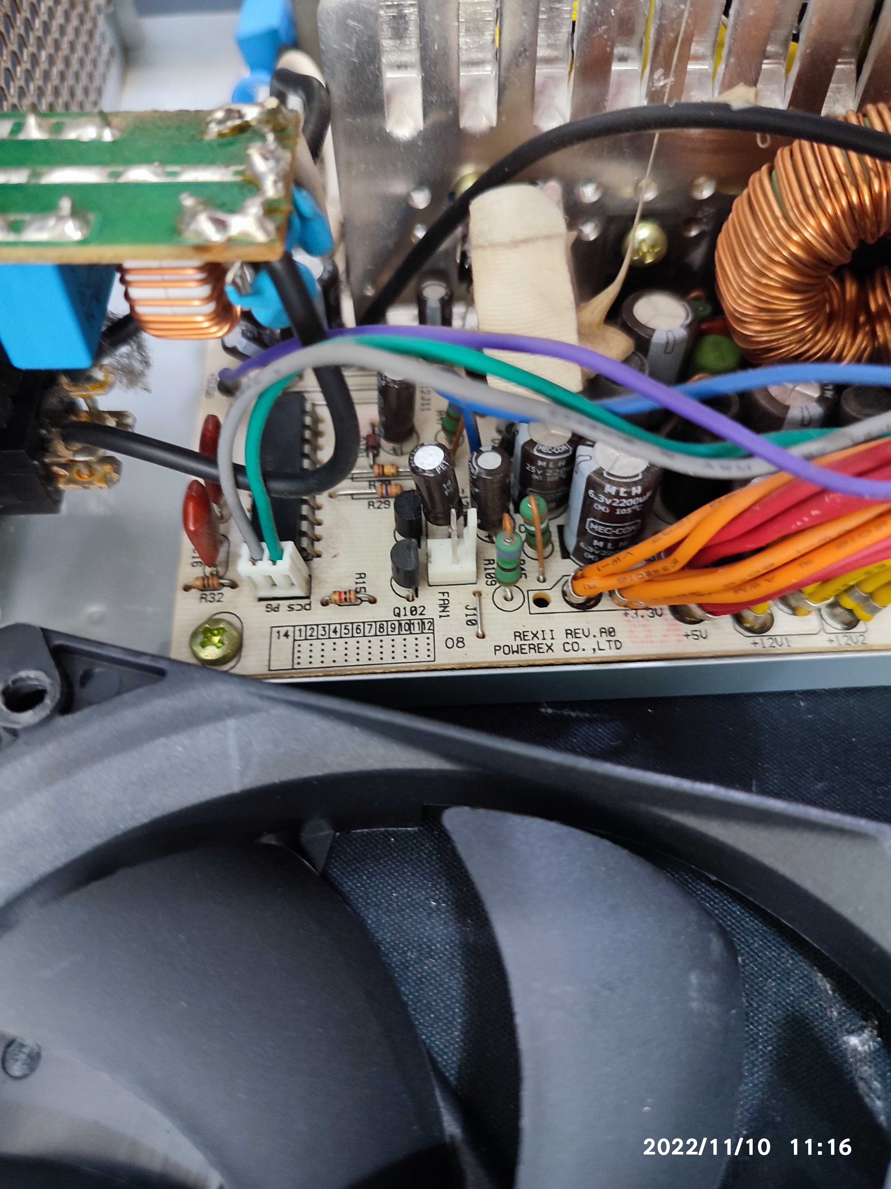 팬전원 2핀 단자 (걸쇠 없는 타입)