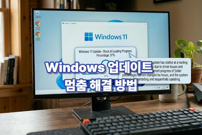 Windows 업데이트 무한 로딩 화면
