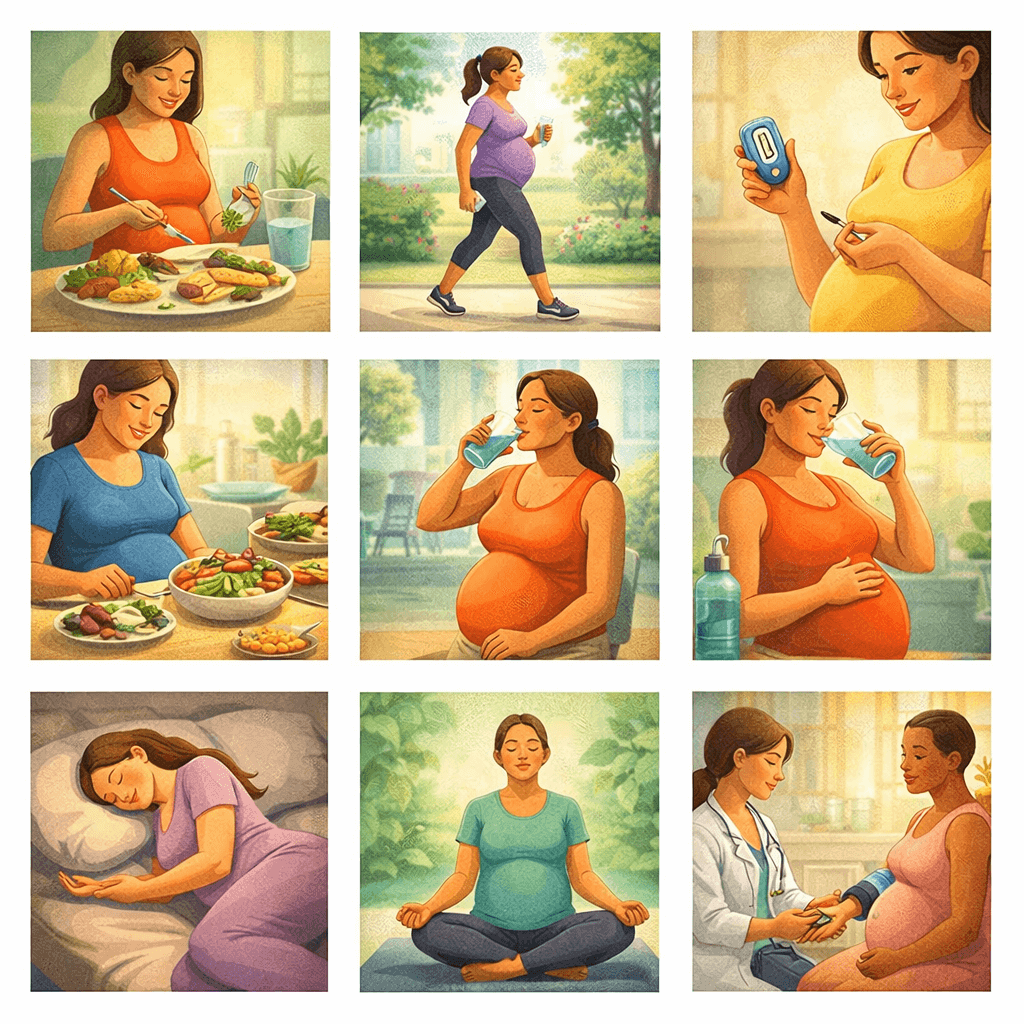 임산부 혈당 관리 관련 이미지