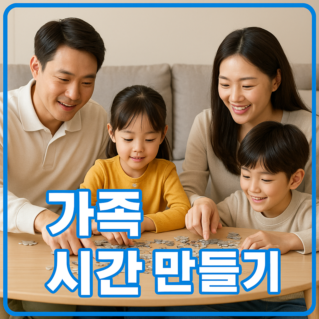 가족 시간 만들기