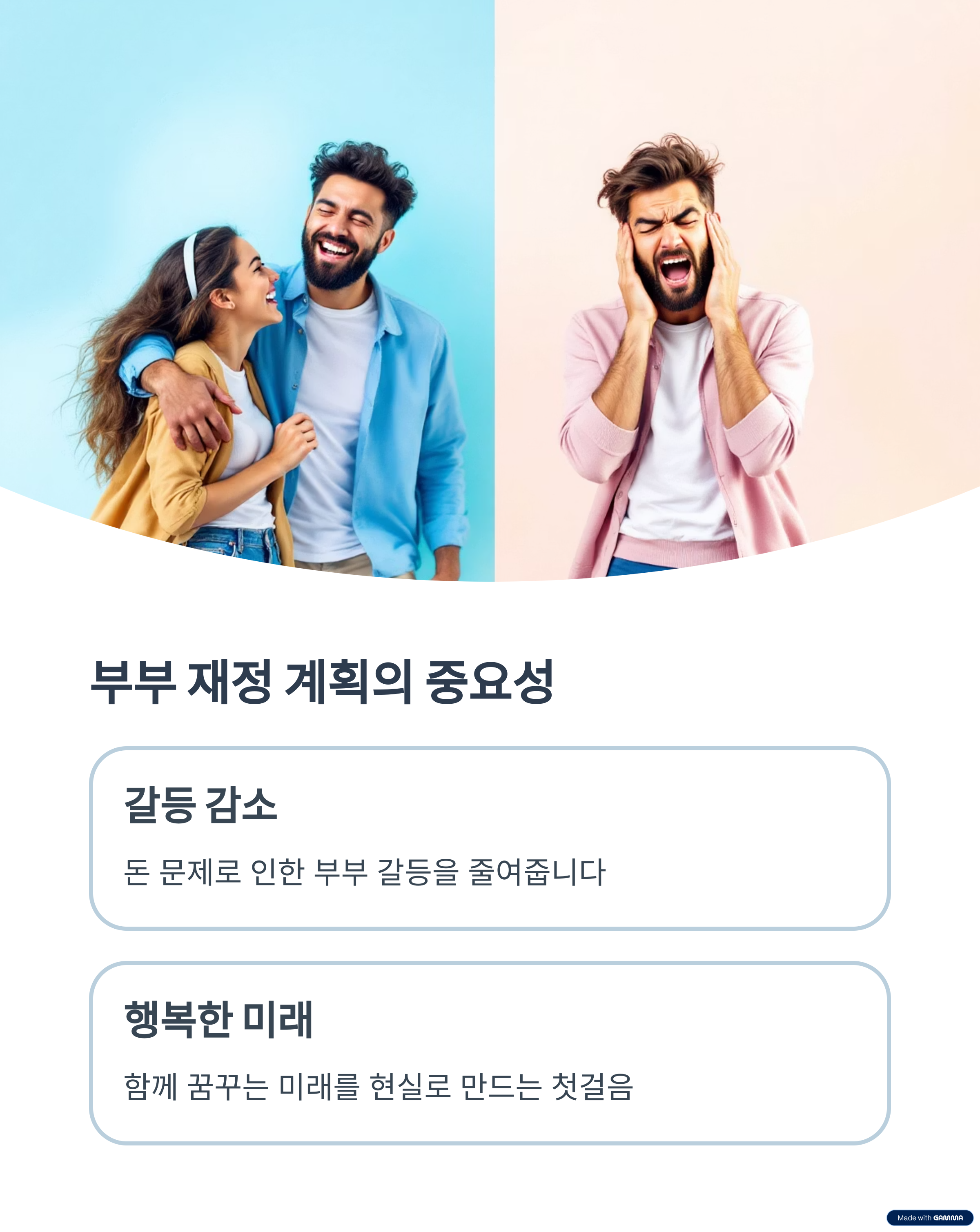 부부 재정 계획의 중요성