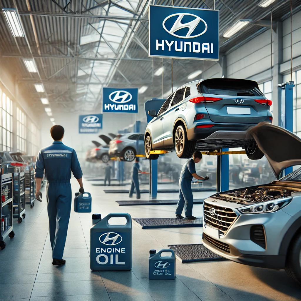 현대자동차 서비스센터 엔진오일 가격