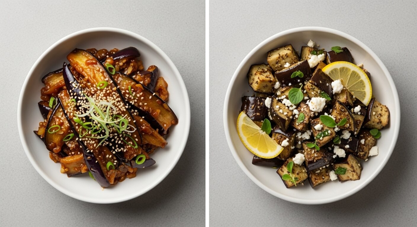 아시아가지 vs 지중해가지 (조리법 비교)