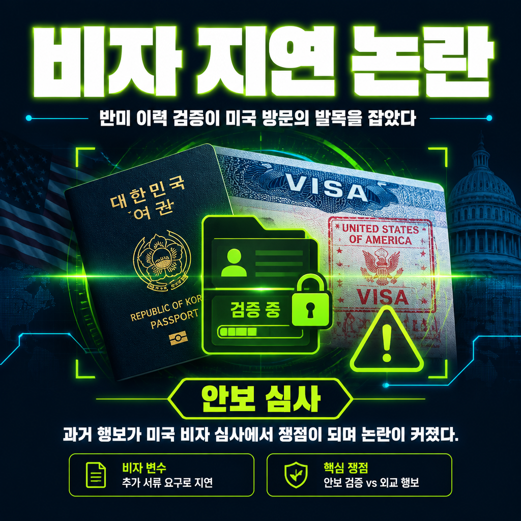 비자 지연 논란