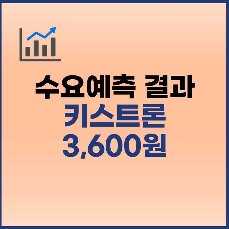 키스트론 수요예측결과 공모가 3600원