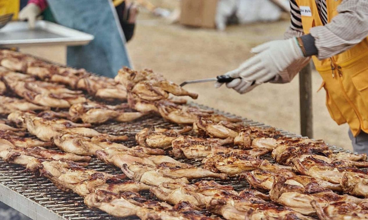 직화구이 닭바베큐