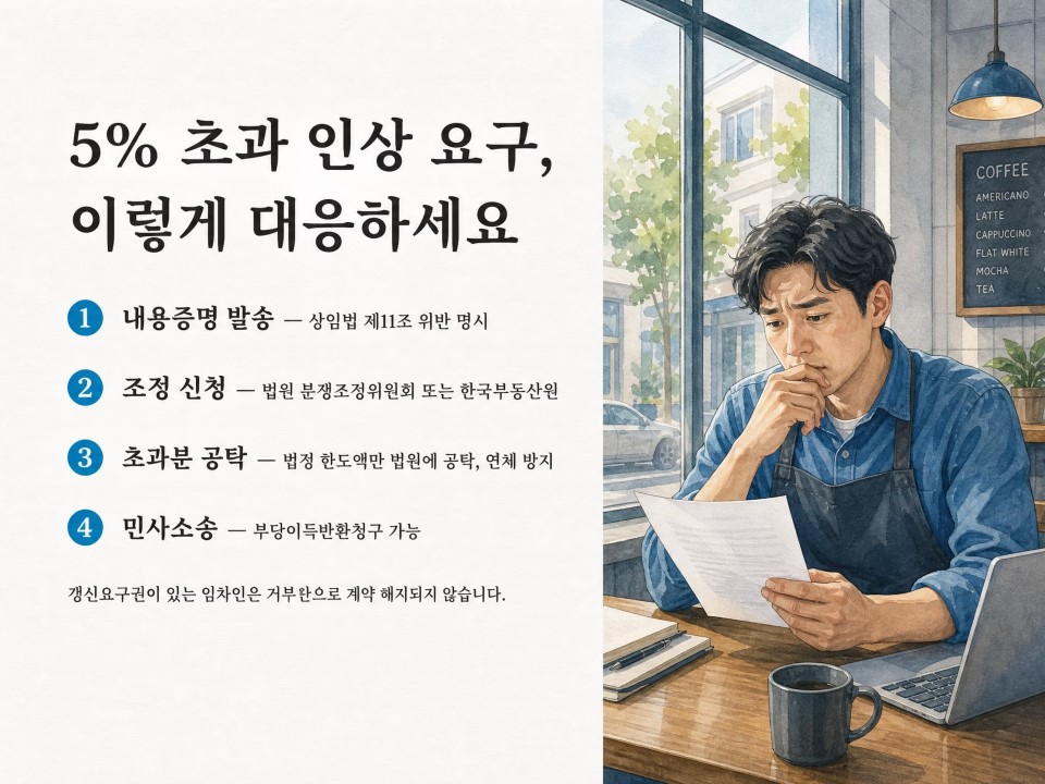 4-5&amp;초과 인상 요구 어떻게 대응하세요